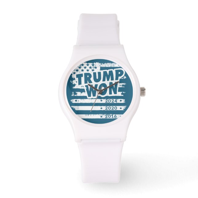 Trump Won 2024 Armbanduhr (Vorderseite)