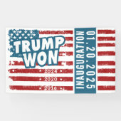 Trump Won 2024 Banner (Horizontal)