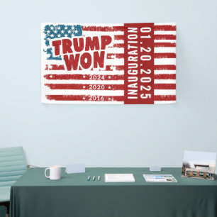 Trump Won 2024 Banner