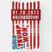 Trump Won 2024 Banner (Vertikal)