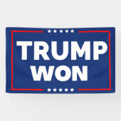 Trump Won 2024 Banner (Horizontal)