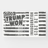 Trump Won 2024 Banner (Horizontal)