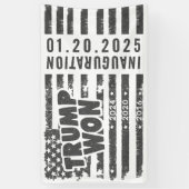 Trump Won 2024 Banner (Vertikal)