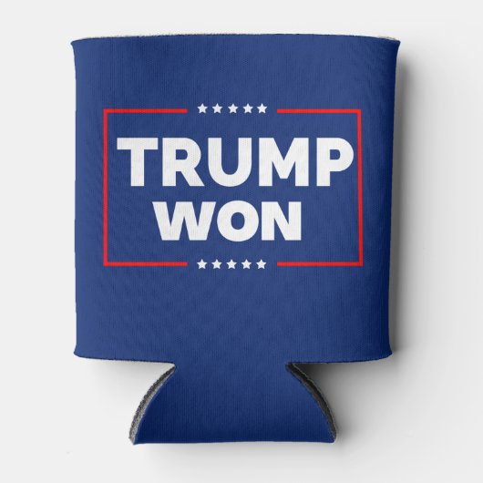 Trump Won 2024 Dosenkühler (Vorderseite)