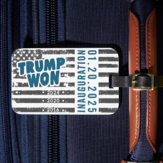 Trump Won 2024 Gepäckanhänger