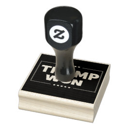 Trump Won 2024 Gummistempel