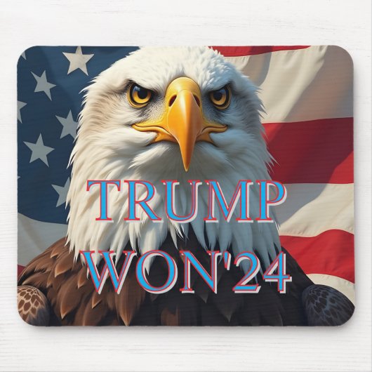 TRUMP WON 2024 MOUSEPAD (Vorne)