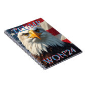 TRUMP WON 2024 NOTIZBLOCK (Rechte Seite)