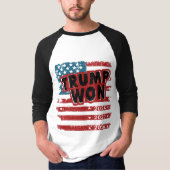 Trump Won 2024 T-Shirt (Vorderseite)