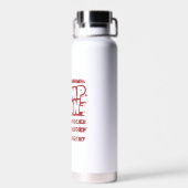 Trump Won 2024 Trinkflasche (Rückseite)