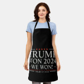Trump Won 2024 We Won 47 2028 USA Schürze (Getragen)