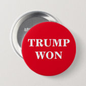 Trump Won Button (Vorne & Hinten)