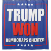 TRUMP WON DUSCHVORHANG (Vorderseite)