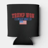Trump Won Lasse jetzt bekommen Dosenkühler (Rückseite)