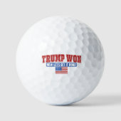 Trump Won Lasse jetzt bekommen Golfball (Vorderseite)