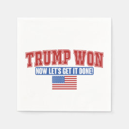 Trump Won Lasse jetzt bekommen Serviette