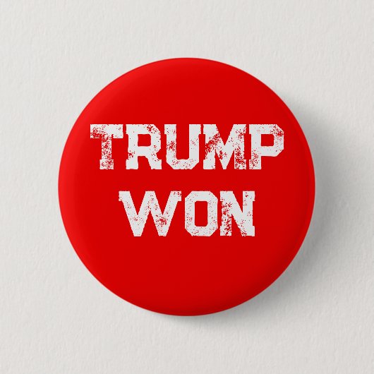 TRUMP WON TAPESTRY BUTTON (Vorderseite)