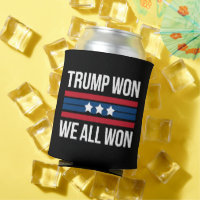 Trump Won We All Won 2024 USA Flag Trump Won