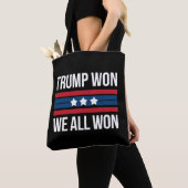 Trump Won We All Won 2024 USA Flag Trump Won Tasche (Von Nahem)