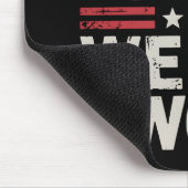 Trump Won We All Won Präsident 47 USA Mousepad (Ecke)