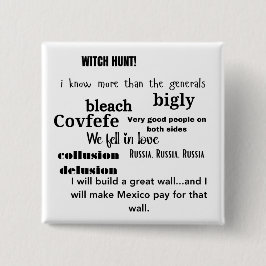 Trump Word Cloud Typografie Button