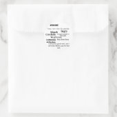 Trump Word Cloud Typografie Runder Aufkleber (Tasche)