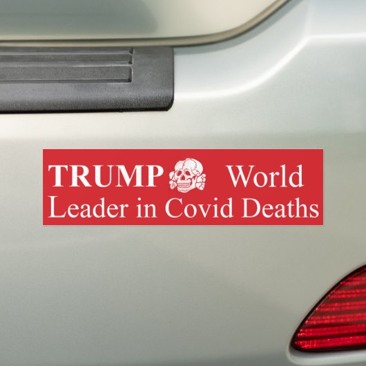 TRUMP World Leader (r-i-ght) im TOD Autoaufkleber (Auf Auto)