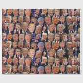 Trump Wrapping Paper Geschenkpapier (Flach)