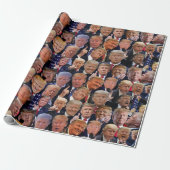Trump Wrapping Paper Geschenkpapier (Ungerollt)