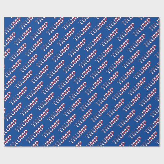 Trump Wrapping Paper Geschenkpapier (Flach)