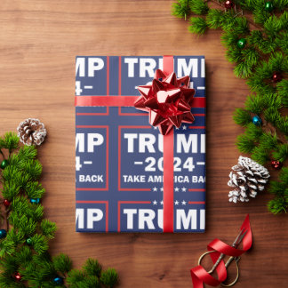 Trump Wrapping Paper Geschenkpapier