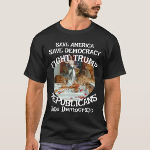 Trump Wyoming WY Staat TN TX UT VT VA WA WV WI WI T-Shirt