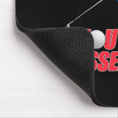 Trump You Missed Funny Golf Red Hat Mousepad (Ecke)