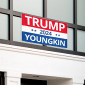 Trump Youngkin 2024 Banner (Äußeres Gebäude)