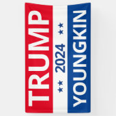 Trump Youngkin 2024 Banner (Vertikal)