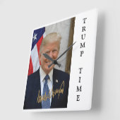 TRUMP-ZEIT QUADRATISCHE WANDUHR (Winkel)