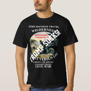 Trump-Zeitmaschine-Reise-Schlacht-Ödnis T-Shirt