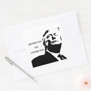 Trump/Zerstörerisch Nicht Konstruktiv Aufkleber