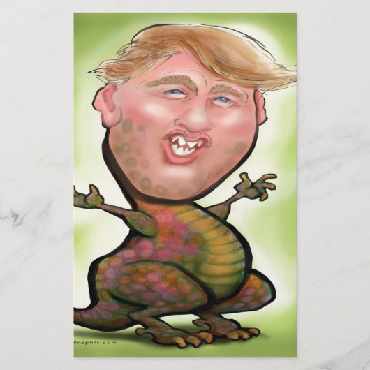 Trump Zilla Briefpapier (Vorderseite)