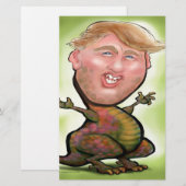 Trump Zilla Briefpapier (Vorne/Hinten)