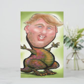 Trump Zilla Briefpapier (Stehend Vorderseite)