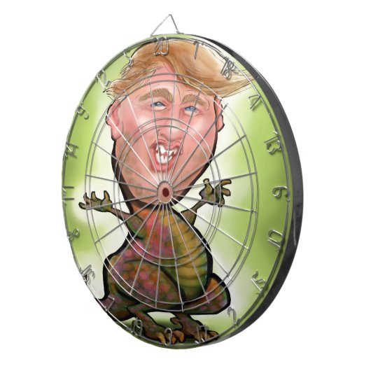 Trump Zilla Dartscheibe (Vorderseite rechts)