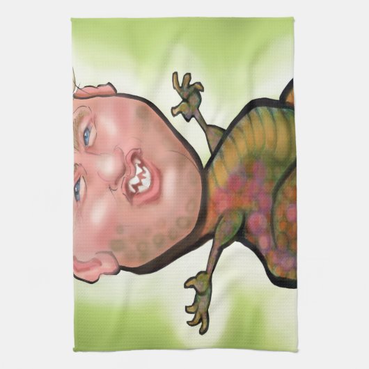 Trump Zilla Geschirrtuch (Vertikal)