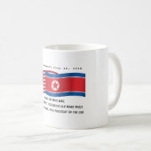 Trump Zitat Treffen Kim Jong Un USA Nordkorea Kaffeetasse (VorderseiteRechts)