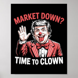 Trump Zölle Rezession Meme Märkte Down Zeit Für Poster