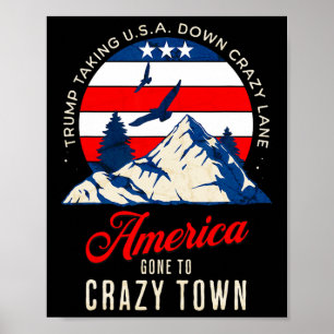 Trump-Zölle sind verrückt und führen die USA die C Poster