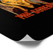 Trump-Zone ist eine lustige politische Parodie und Poster (Ecke)