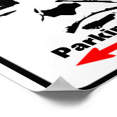 Trump Zone Parking Sign Poster (Ecke)