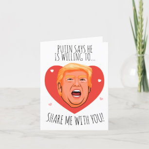Trump zu Valentine: Putin ist zu teilen bereit Karte