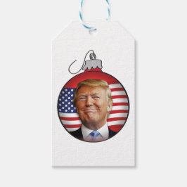 Trump zu Weihnachten Geschenkanhänger